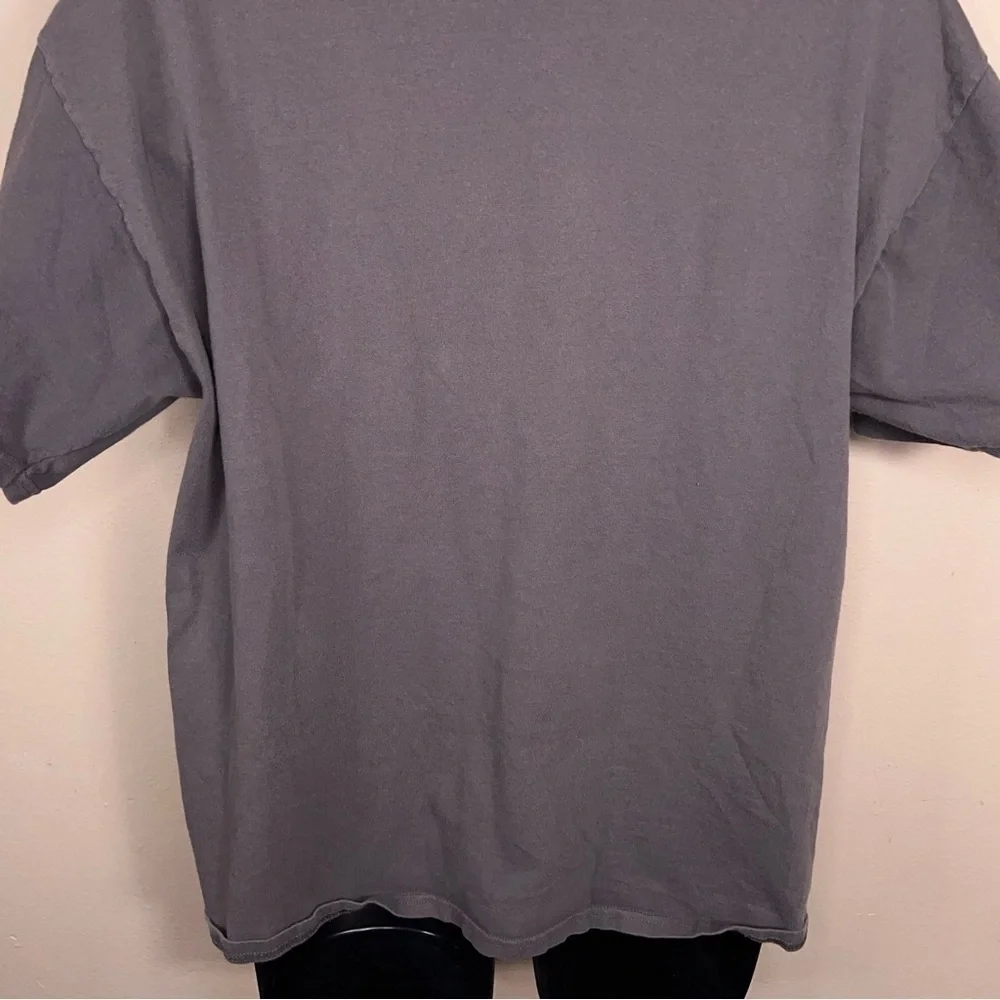 XL Ghostbusters Grey Tshirt Short Sleeve Graphic Tee Mens Cotton